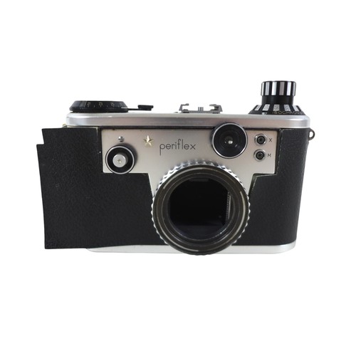 169 - A collection of nine vintage cameras comprising a Polaroid land camera, Voigtlander Vito B and Promi... 