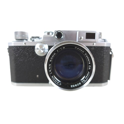171 - A Canon IV  35mm rangefinder camera with a 50mm f:1.8mm lens.
