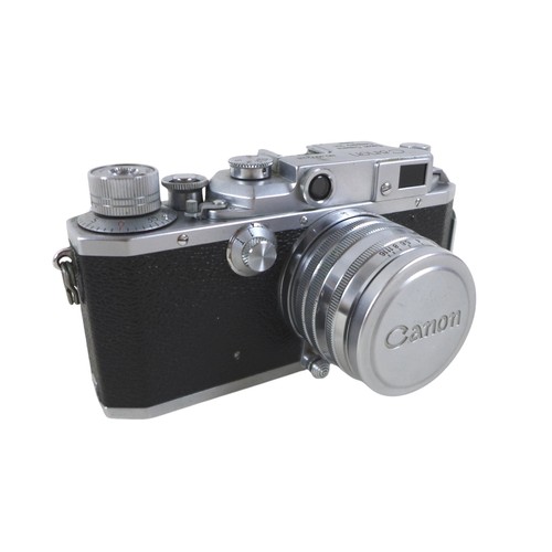 171 - A Canon IV  35mm rangefinder camera with a 50mm f:1.8mm lens.