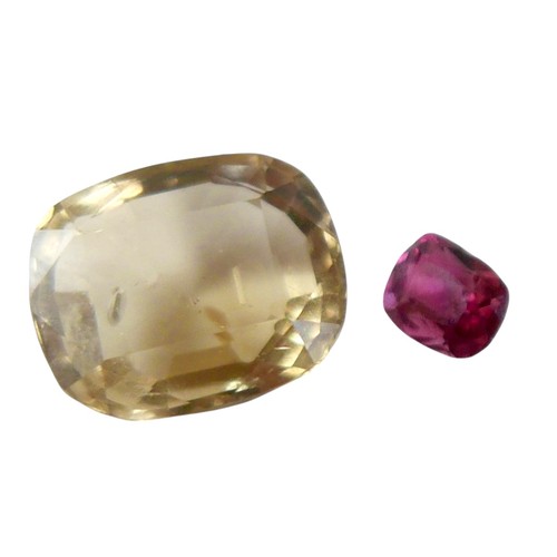 22 - A collection of diamond and moissanite silver jewellery, including two rings and an earring, togethe... 