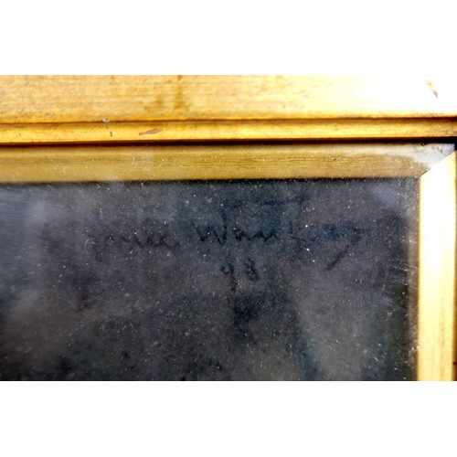 336 - Emile Wauters (Belgian, 1846–1933): reclining female nude, depicting a red haired young woman lying ... 