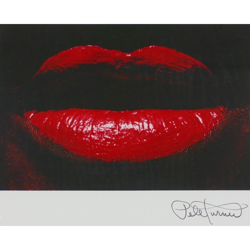347 - Pete Turner (American, 1934-2017): 'Hot Lips, 1966', dye transfer print, signed in pen to lower righ... 