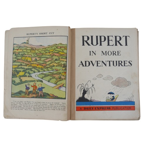 212 - A collection of Rupert The Bear books, the Daily Express Annual, 1940's to 1980's, plus 1944, 1947 a... 