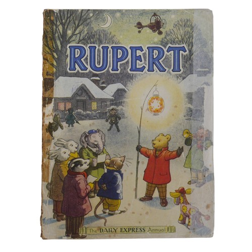 212 - A collection of Rupert The Bear books, the Daily Express Annual, 1940's to 1980's, plus 1944, 1947 a... 