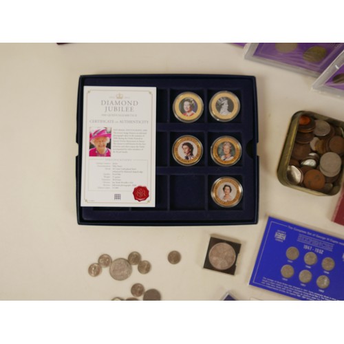 132 - A quantity of coins and banknotes to include GB: three Peppiatt 31 notes, one O'Brien 10 shilling no... 