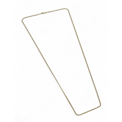 45 - A 9ct gold necklace, 59.5cm long, 5.2g.