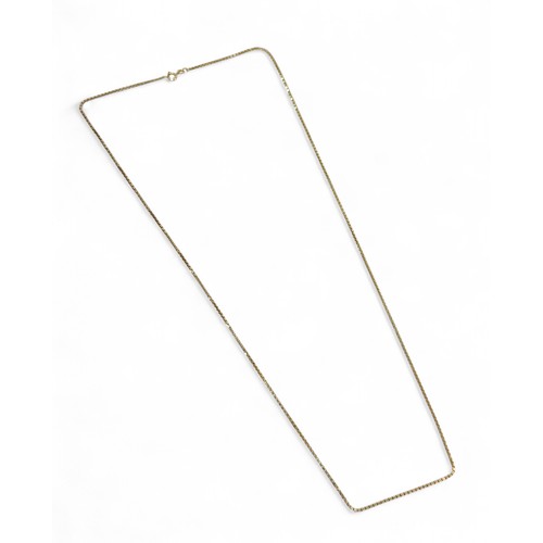 4 - An 18ct gold chain necklace, 70cm long, 12.5g.