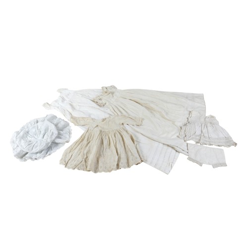 214 - A collection of Victorian christening gowns and babies clothing. (6)