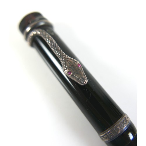 218 - A Montblanc Meisterstuck Writer's Edition 'Agatha Christie' ballpoint pen, no. 008829/25000, circa 1... 