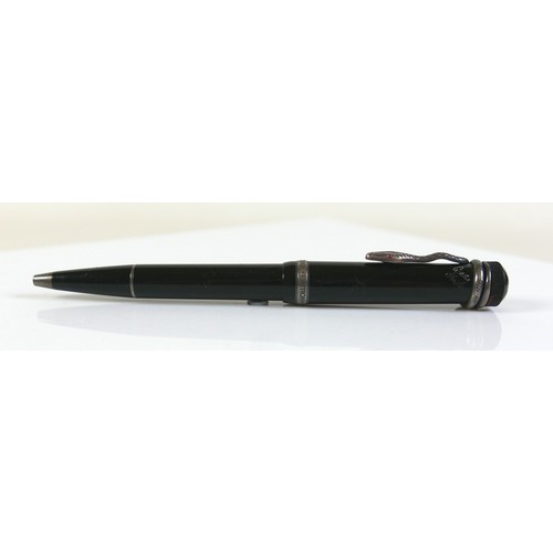 218 - A Montblanc Meisterstuck Writer's Edition 'Agatha Christie' ballpoint pen, no. 008829/25000, circa 1... 