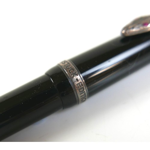 218 - A Montblanc Meisterstuck Writer's Edition 'Agatha Christie' ballpoint pen, no. 008829/25000, circa 1... 