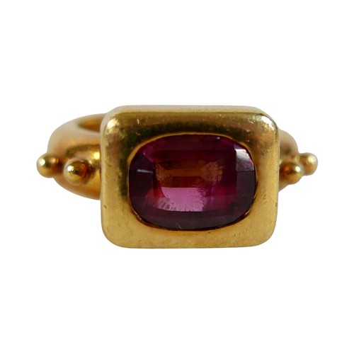 3 - Elizabeth Gage: an 18ct yellow gold 