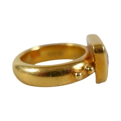 3 - Elizabeth Gage: an 18ct yellow gold 