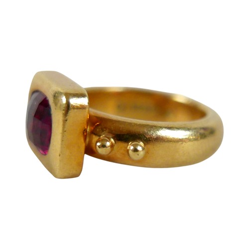 3 - Elizabeth Gage: an 18ct yellow gold 