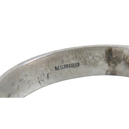 51 - A collection of silver and other jewellery including a 15ct diamond shirt stud, stud weight 1.4g.(1 ... 