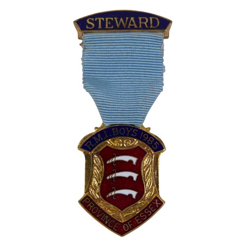 54 - A collection of eleven masonic jewels including three silver and enamel jewels. (11)