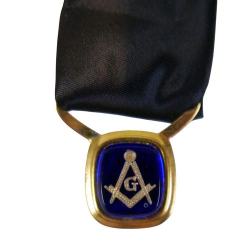 54 - A collection of eleven masonic jewels including three silver and enamel jewels. (11)