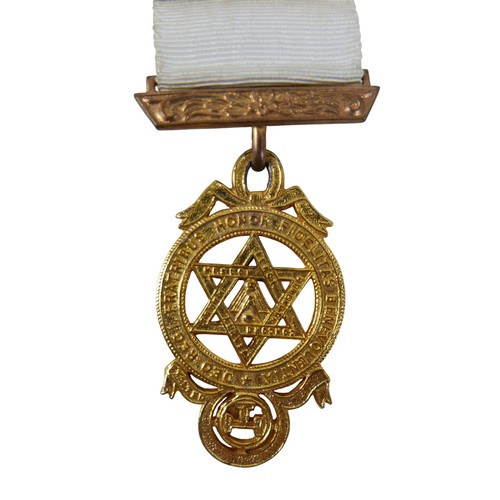 54 - A collection of eleven masonic jewels including three silver and enamel jewels. (11)