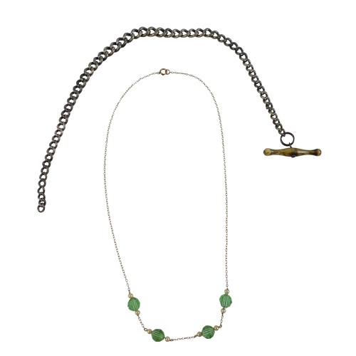 17 - A collection of watches, costume jewellery and militaria, including an Royal Flying Corp cap badge, ... 