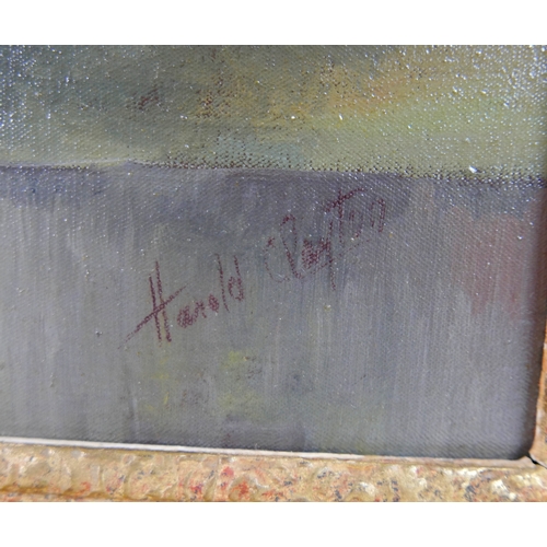 325 - Harold Clayton (British, 1896-1979): floral still life, with tulips, narcissi, morning glory, and ch... 