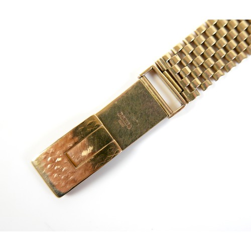 84 - An Omega Automatic Seamaster De Ville 9ct yellow gold gentleman's wristwatch, circa 1960s, circular ... 