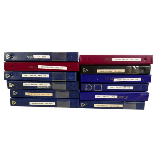 213 - A good collection of Great Britain stamps, Queen Victoria to Elizabeth II, 1840 to 2023, including a... 