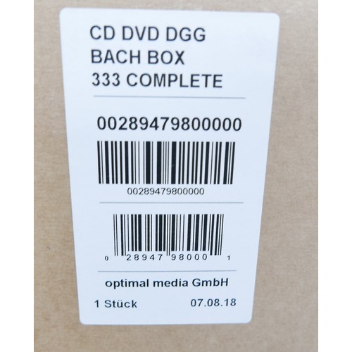 106 - Complete Bach 333 CD and DVD set in original factory packaging, serial number 00289479800000.