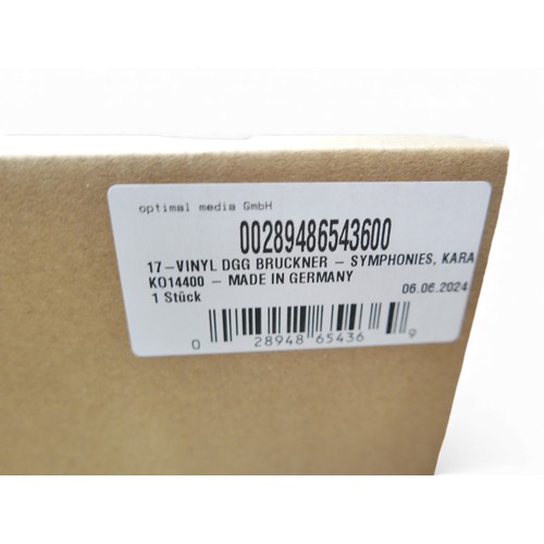 105 - Bruckner Symphonies, 17 vinyl records in original factory packaging, serial number 00289486543600.