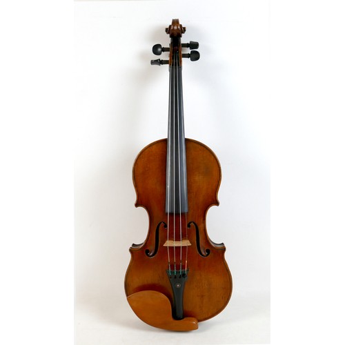 1 - An early 20th century violin, originally sold by Beares, London, of German manufacture, model Paolo ... 