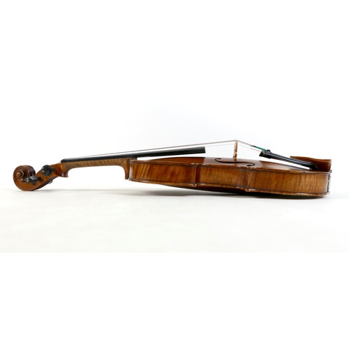 1 - An early 20th century violin, originally sold by Beares, London, of German manufacture, model Paolo ... 
