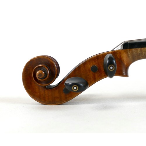 1 - An early 20th century violin, originally sold by Beares, London, of German manufacture, model Paolo ... 