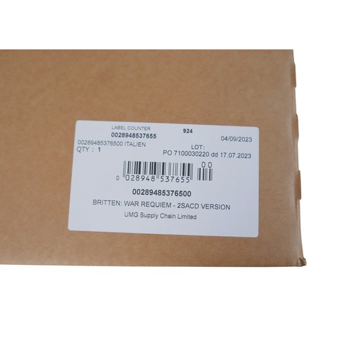93 - Benjamin Britten: War Requiem, SACD Super Audio CD version, 2 SACD discs, Decca recording, in origin... 