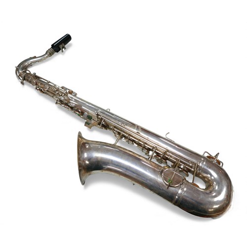 60 - An Emperor tenor saxophone with soft case.