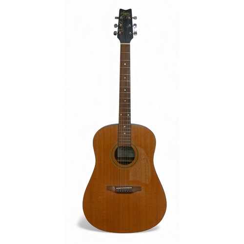 40 - A Washburn G. W. Lyon LD 7M, six string acoustic guitar.