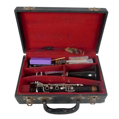 50 - An Embassy Beason clarinet and two metronomes.(3)