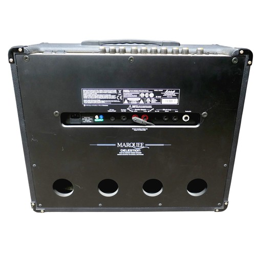 43 - A Marshall 40W Haze amplifier and foot pedal. (2)