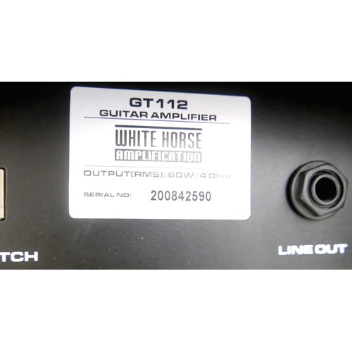 44 - A White Horse compilation GT112 amplifier with foot pedal. (2)