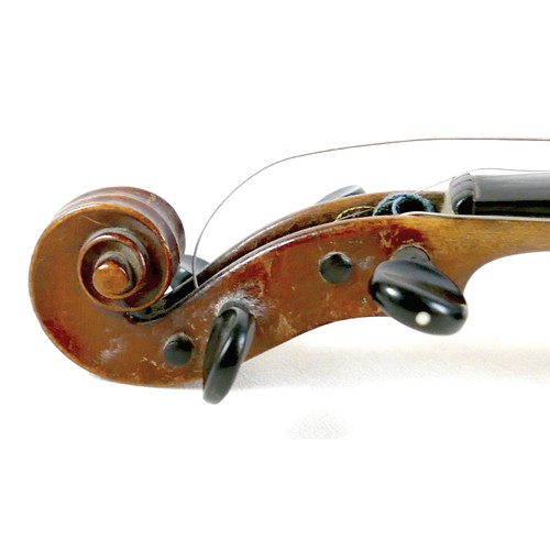 10 - An early / mid 20th century Continental violin, bearing label 'Jo: Bapt. Rogerius Bon: Nicolas Amati... 