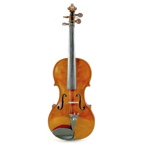 20 - An early 20th century Continental violin, bearing label 'Januarius Gagliano filius Alexandri fecit N... 