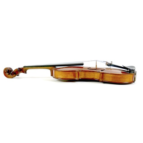 20 - An early 20th century Continental violin, bearing label 'Januarius Gagliano filius Alexandri fecit N... 