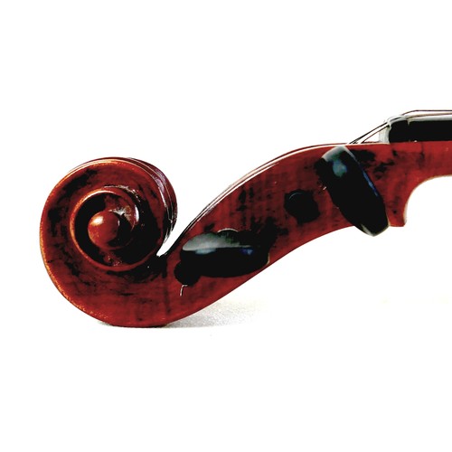 7 - An early 20th century Continental violin, bearing a label 'Jo: Baptista Ceruti Cremonensis Fecit Cre... 