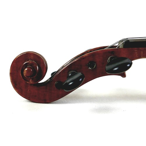 12 - A 19th century Continental violin, bearing label 'Gia Bart. Grancino in Contrada Largha di Milano an... 