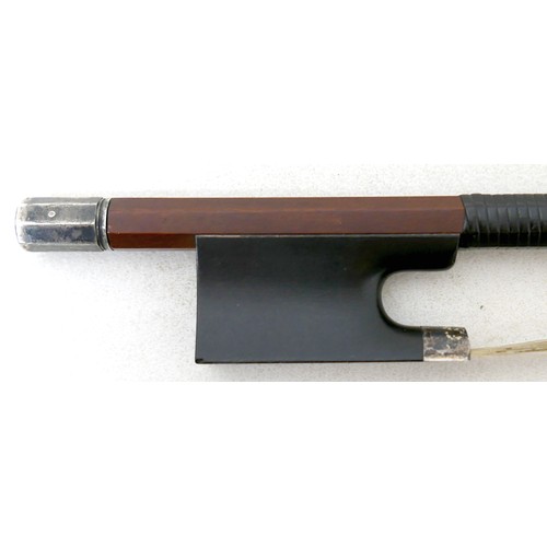 35 - A cello bow by W.E. Hill & Sons, 70g, 72cm long.