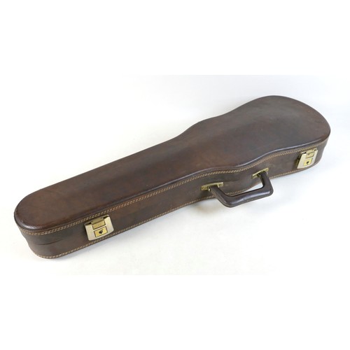 4 - A fine 19th century French violin, with a single piece back, 14