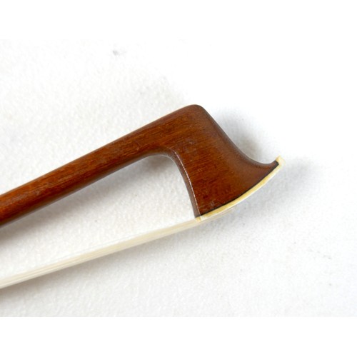 4 - A fine 19th century French violin, with a single piece back, 14