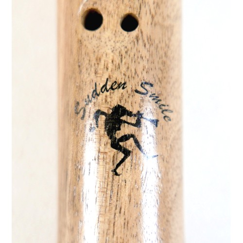 45 - A Sudden Smile clarinet, 32cm long, with soft case and instructions.