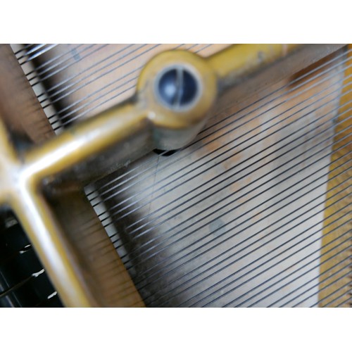 65 - A Victorian C. Bechstein baby grand piano, circa 1887, overstrung wooden frame, with ivory keys, in ... 