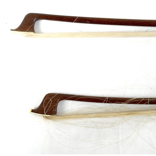 31 - A Boosey and Hawkes Golden Strad cello in fabric case, with two bows.