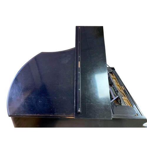 65 - A Victorian C. Bechstein baby grand piano, circa 1887, overstrung wooden frame, with ivory keys, in ... 