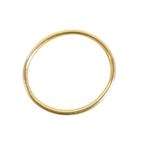 39 - A 22ct yellow gold band ring size M, band 2mm, 2.2g.